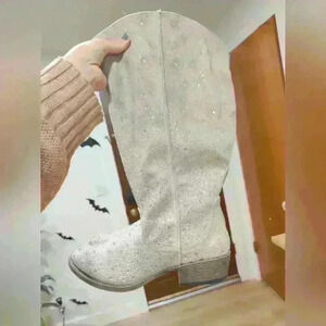 Very G Women's Bedazzled Rhinestone Cowgirl Boots